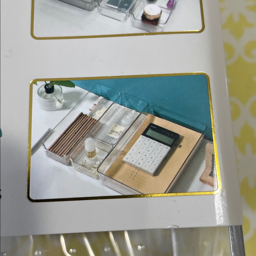 Set of 4 Clear Drawer Organizer Trays NIP Multi-Use Storage - Picture 6 of 9
